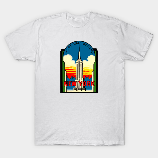 Empire State Building New York Vintage Travel New York TShirt